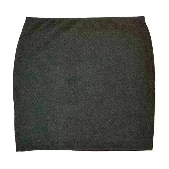 Vero Moda  Silver Black Mini Skirt size M Sparkly Geometric design 90s Y2k Party - Picture 3 of 14